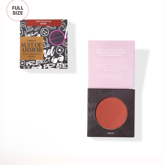 TEEEZ COSMETICS | Suit of Armor Dont Blush Me Blusher in Mauve - Picture 2 of 7